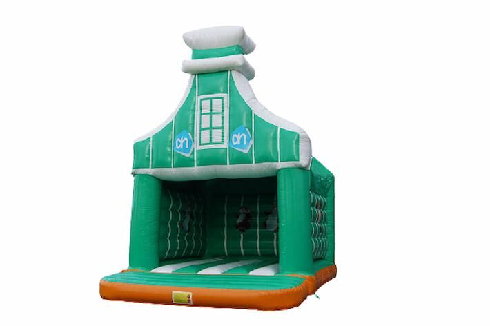 Maatwerk springkussen in de vorm van een zaanshuisje voor Albert Heijn